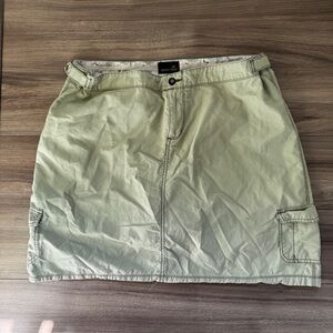 Horny Toad Olive Green Cargo Skirt Skort